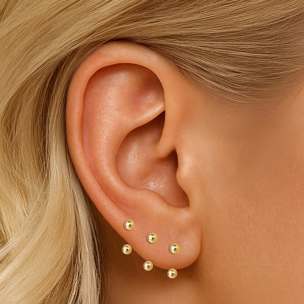 AIDE 925 Sterling Silber Pferdeaugen-Kronen U-förmige Ohrringe für Frauen Knorpelpiercing Ohrknochenring Nasenring Schmuck Geschenke – Detail 26