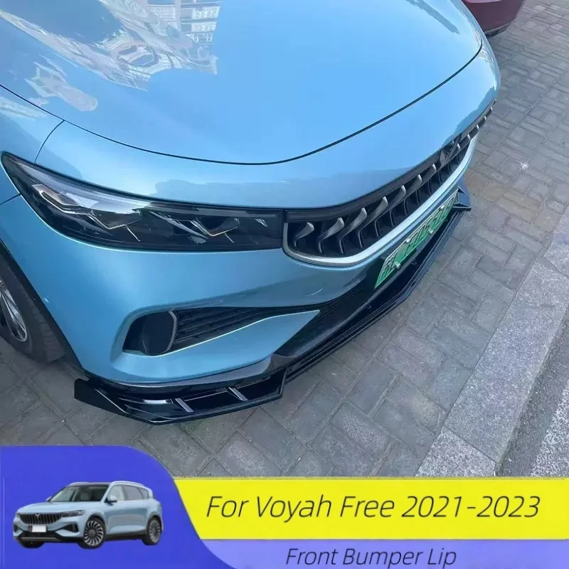 For 2021-2023 Voyah Free High Quality Sports Modification Accessory Front Bumper Split Lip Body Kit Spoiler Diffuser Deflector