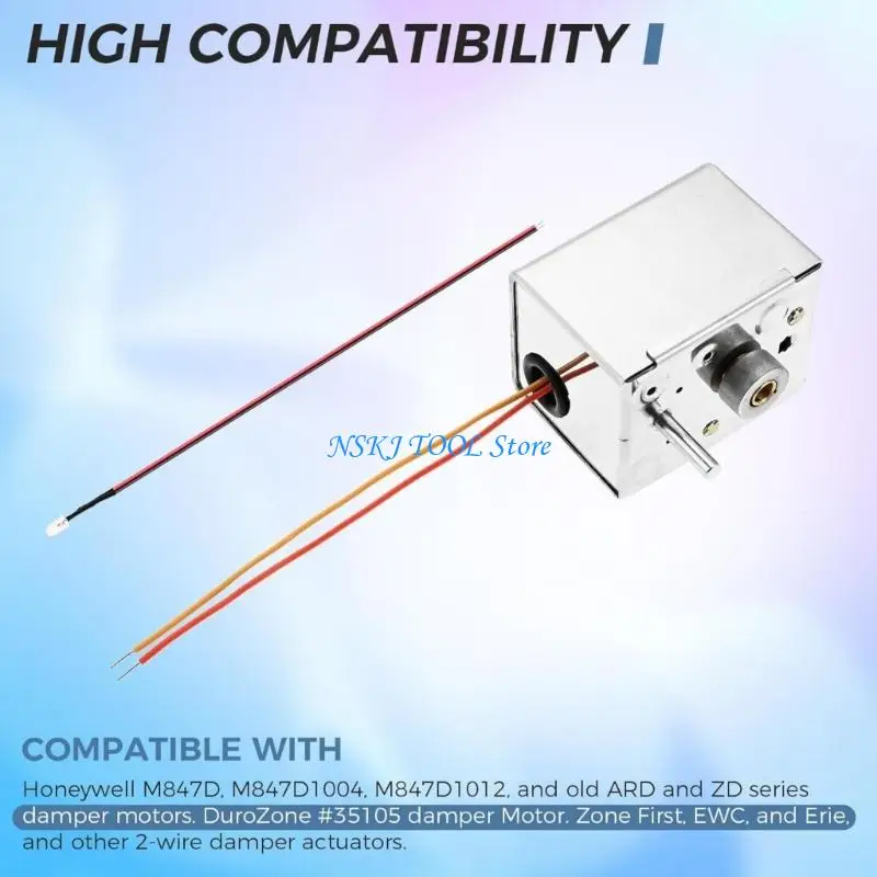 L8RC Stable Moment Dampener Actuator Motor 24V CONDINGING Spring Return Structure 32 in Fluidounce Power Output for Control