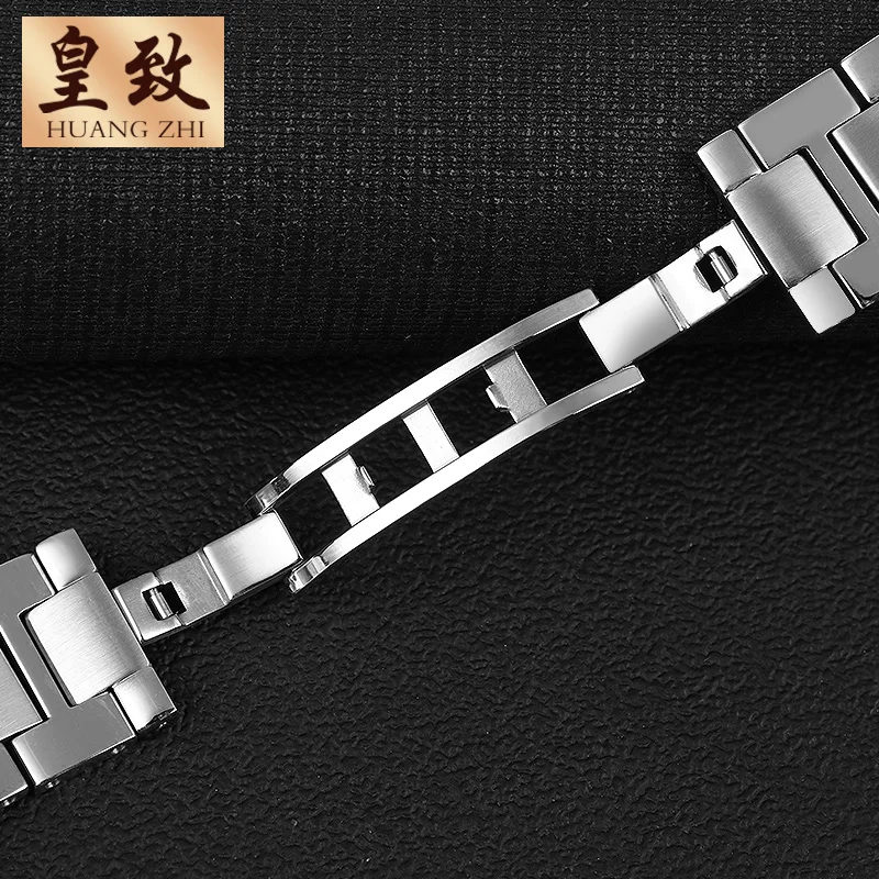 Stainless Steel Watch Band For Cartier Tank Solo Claire Men's and Women's Fine Steel Watch Strap 16mm 18mm 20mm 22mm 23 Bracelet