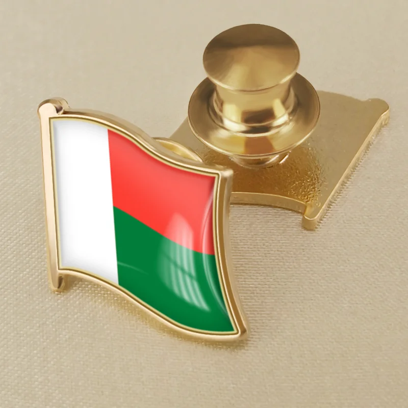Madagascar Flag Lapel Pins Badges