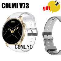 For COLMI V73 Smart watch Strap TPU Soft clear women men Sports Band Screen protector film