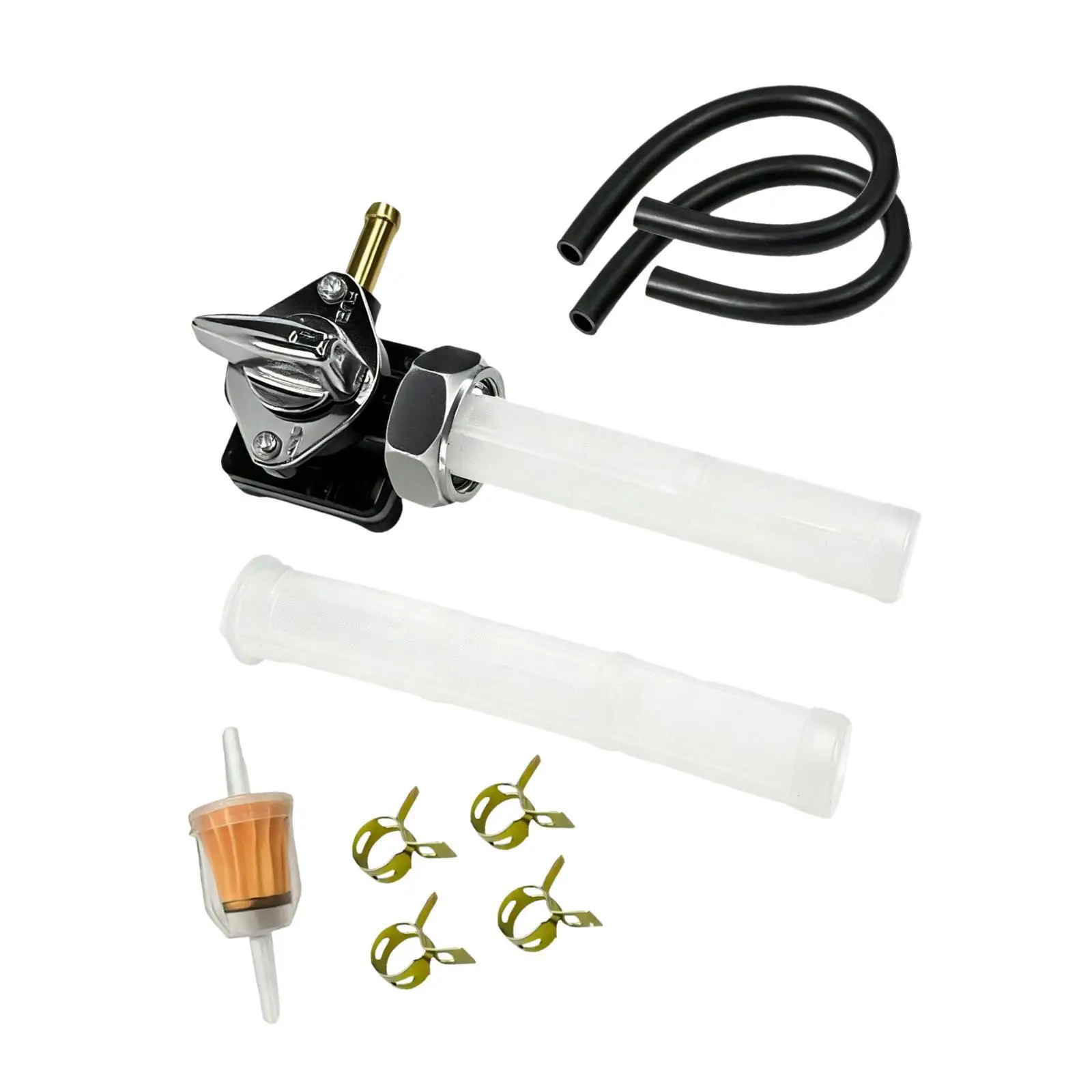 Robinet de carburant pour moto, robinet d'essence à sortie unique, durable, résistant à la rouille, pour Harley FLT FXD 1340cc, pièce de rechange 61338 94D