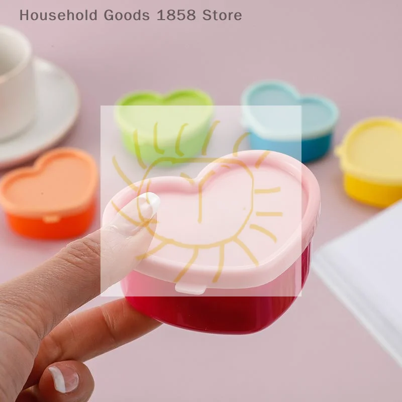 

5Pcs Mini Squeeze Bottle Lunch Box Plastic Condiment Bottle Ketchup Salad Dressing Condiment Portable Food Container