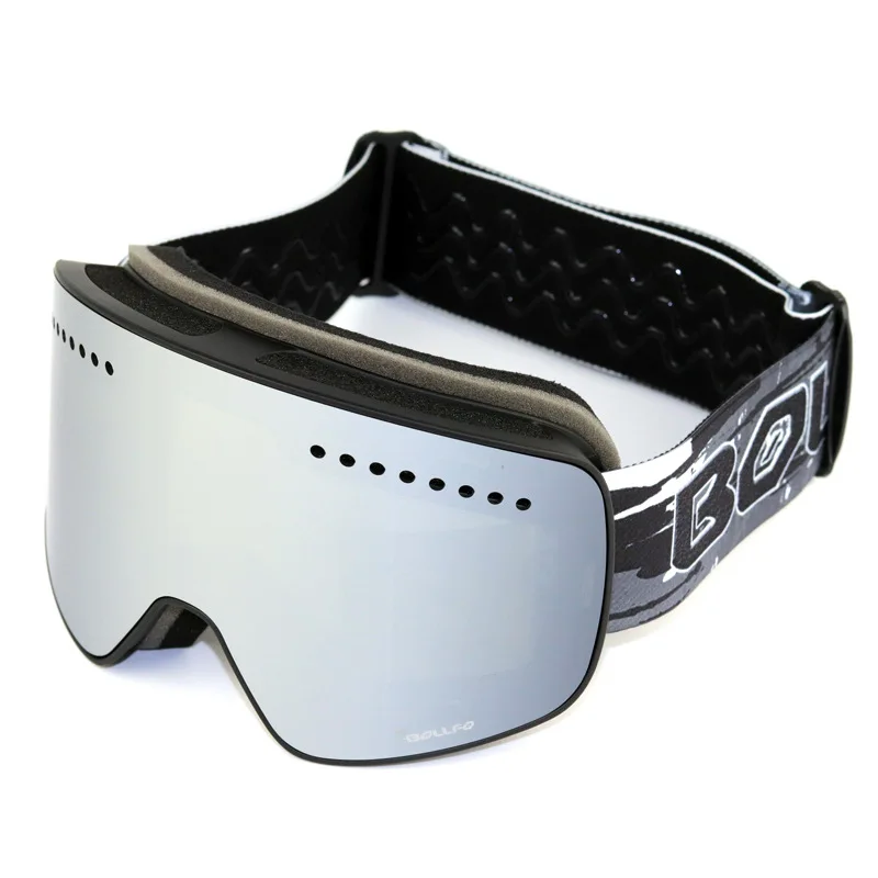 Gafas de esquí de doble capa para hombre y mujer, lentes antivaho para deportes de invierno, protección UV para montaña y nieve, novedad