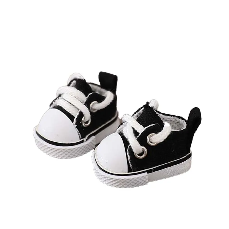 Für 10 cm Baumwolle Puppe Schuhe Mode Leder Schuhe Puppe Zubehör Mini Puppe Sport Schuhe Puppen Zubehör DIY Spielzeug – Detail 3