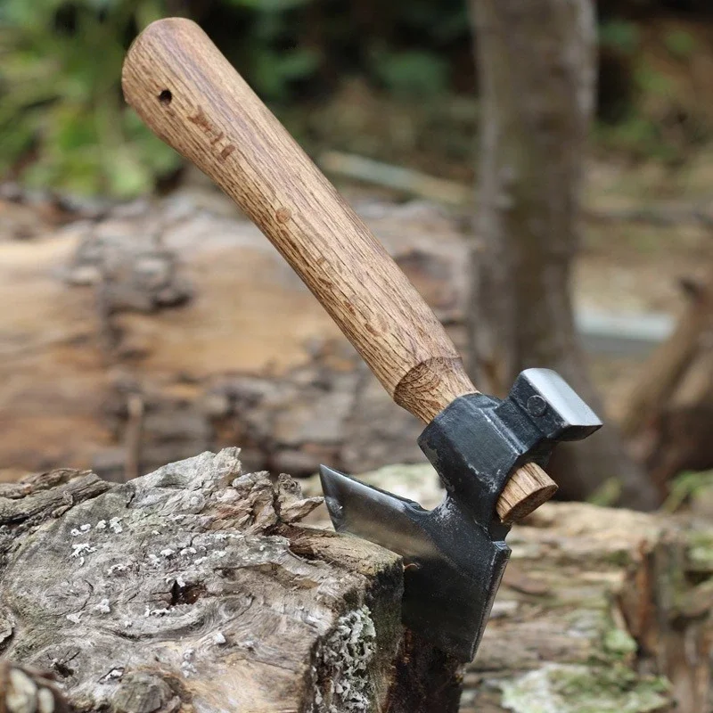 Hammer Axe Hand-wrought Multi-functional Outdoor Camping Axes Chopping Wood Chopping Bone Axe Professional Hand Tools