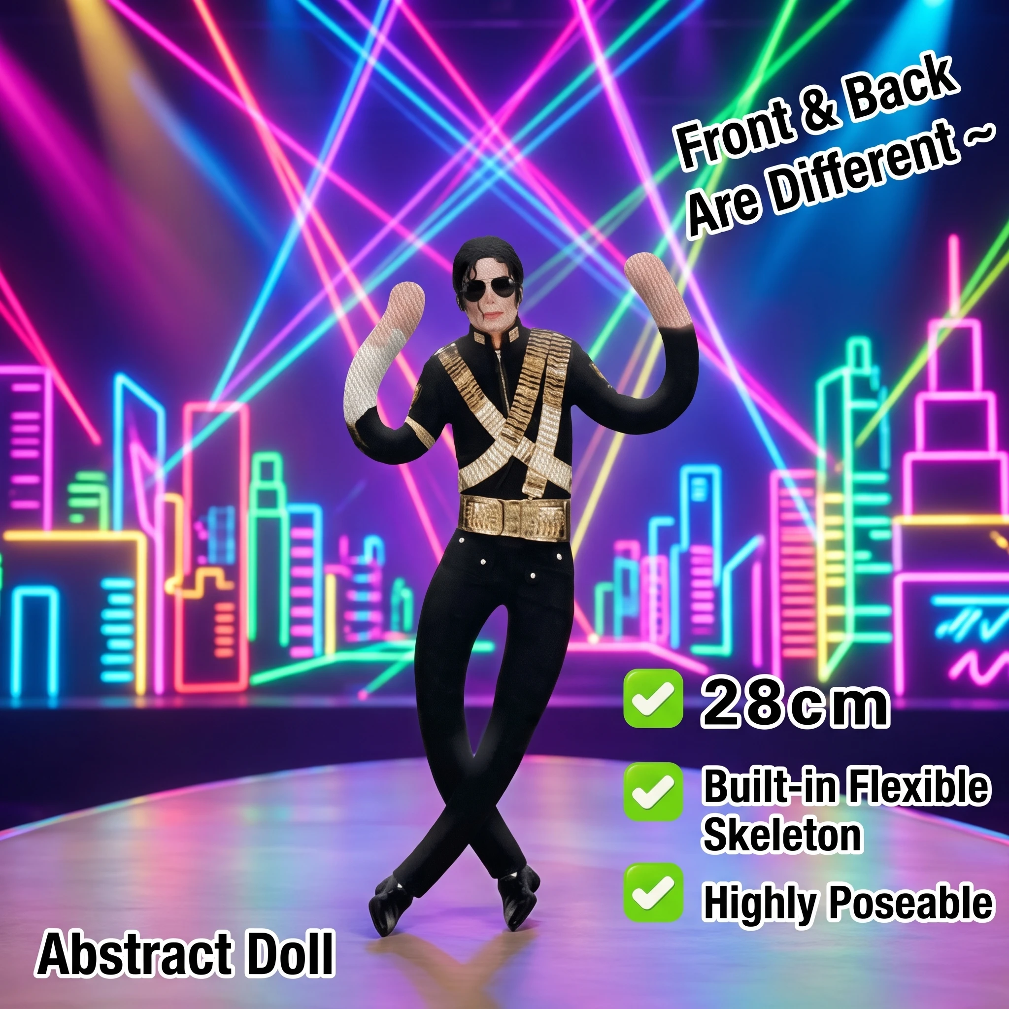 Michael Jackson Pluche Pop Cos - Model Kit Joints recensie en prijs
