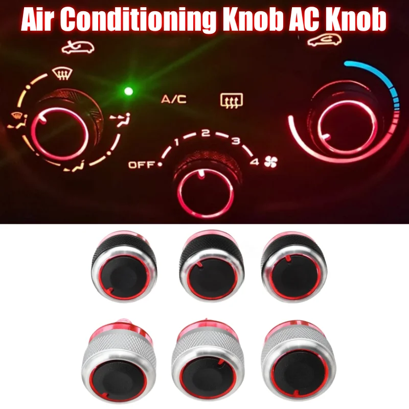 For PEUGEOT 206 207 2006-2011 for Citroen C2 2007-2011  Switch Knobs A/C Heater Control Button Air Conditioning Button