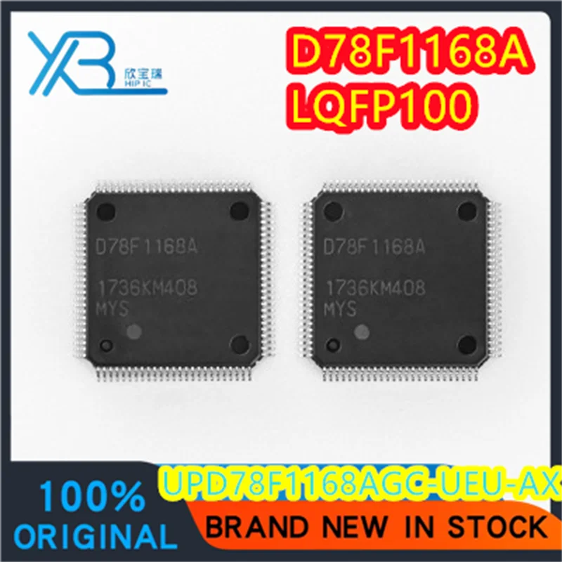 

(1/20 pieces) D78F1168A UPD78F1168AGC-UEU-AX UPD78F1168AGC SMD LQFP100 automotive microcontroller MCU guaranteed to work well