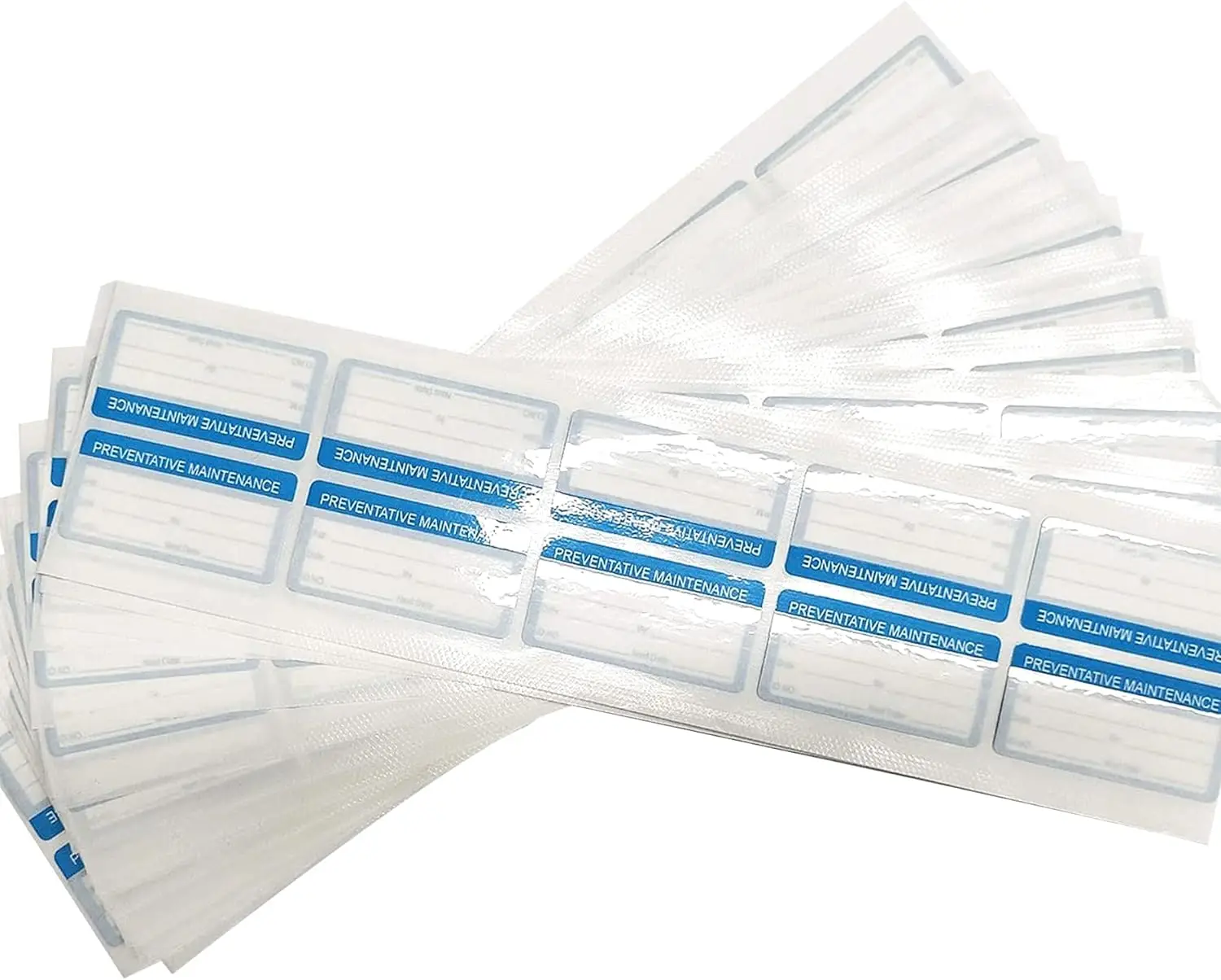 1 * 2 Inch Self Laminating Preventative Maintenance Labels Inspection Safety Label by Date Next Stickers 180 Pcs