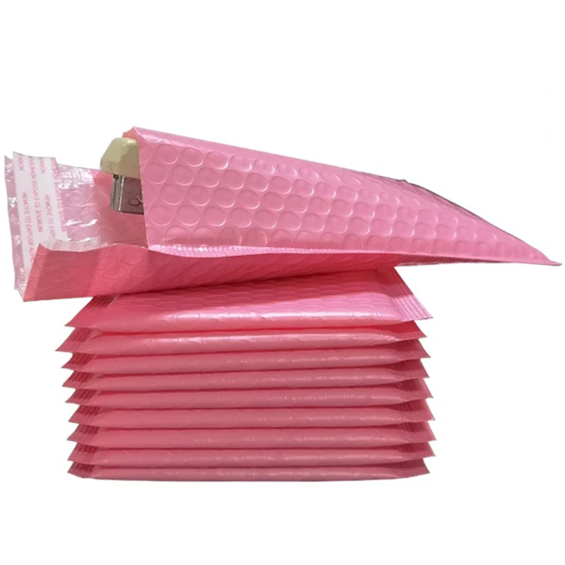 

Colorful Poly Mailer Bag Bubble Padded Envelope Self Seal Mailing Bag Bubble envelope Courier Packaging Shipping envelopes 50PCS