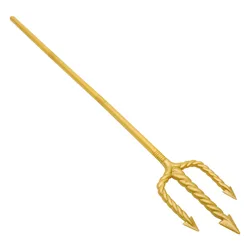 Gold Trident Demon Fork Halloween Cosplay Prop Fork Cosplay Fork Halloween Decoration Demon Costume Accessories Halloween Party