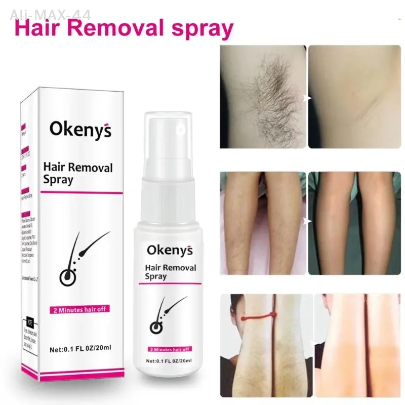 20ml Fast Hair Removal Spray Painless Hair Growth Inhibitor Leg Arm Armpit Permanent Depilatory For Ladies Men Repair Care