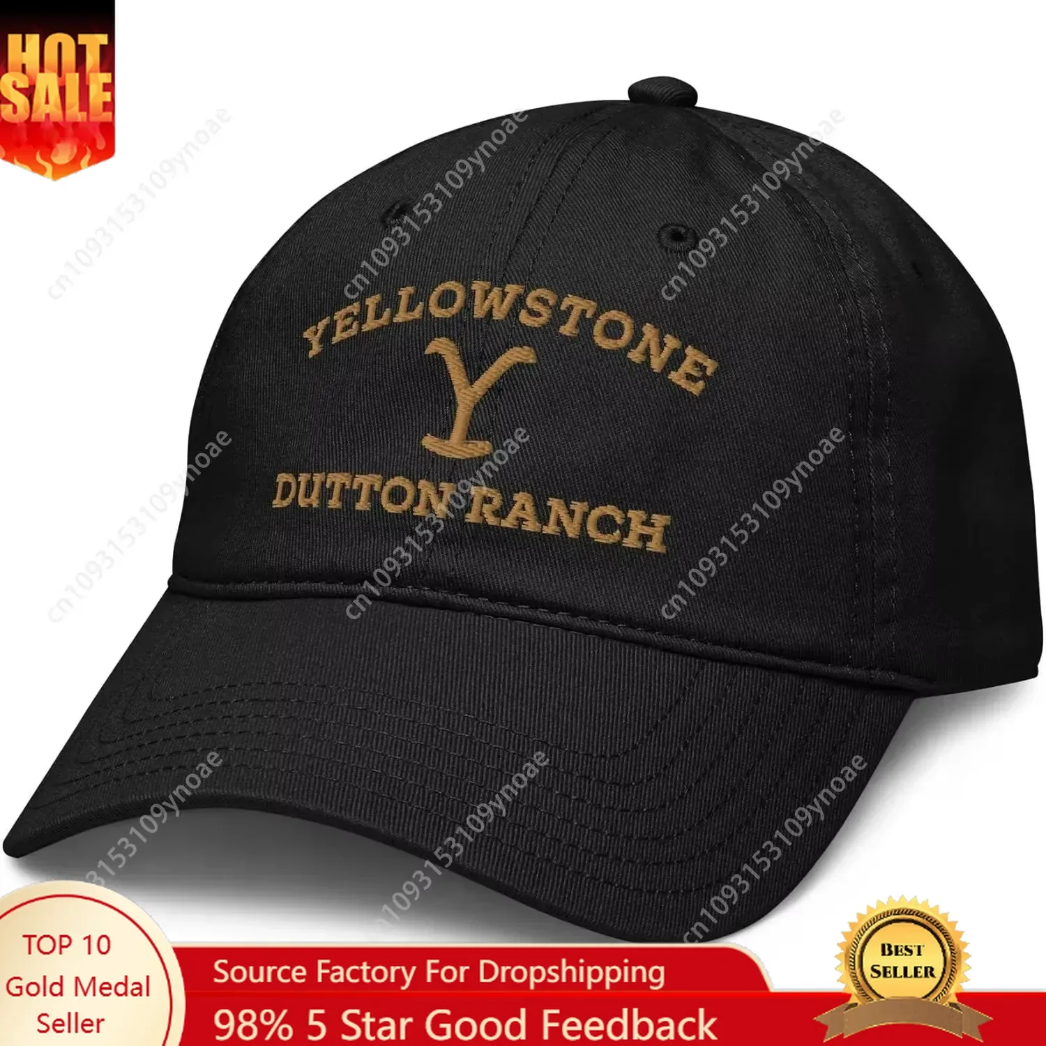 

Yellowstone Dutton Ranch Baseball Hat Embroidered Logo Adjustable Man Women Trucker Hat Outdoor Activies Dad Hats Retro Unisex