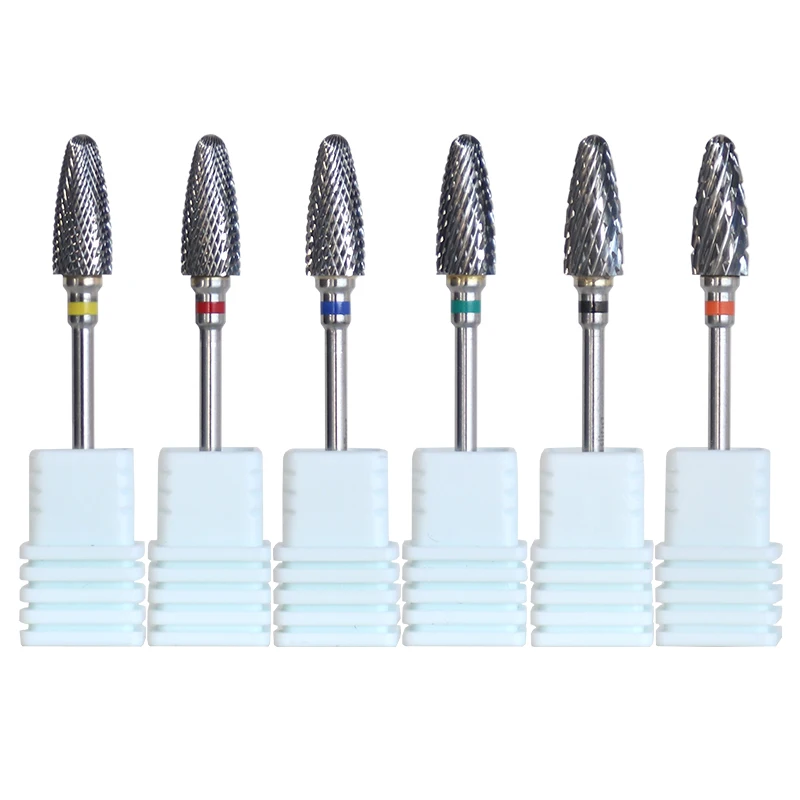 MagiBling Hartmetall Nagel Bohrer Bits Cutter Fräsen Flamme Pro Sharp Langlebig Grading Polieren Entferner Maniküre Salon Zubehör – Detail 12