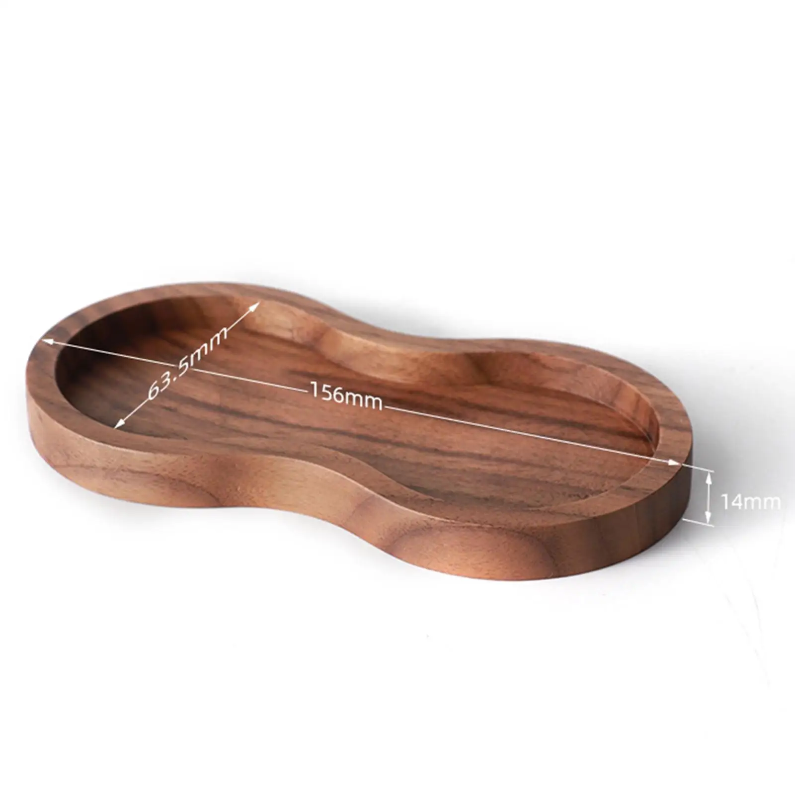 وسادة مسحوق القهوة الخشبية المسطحة من إسبرسو لسطح العمل