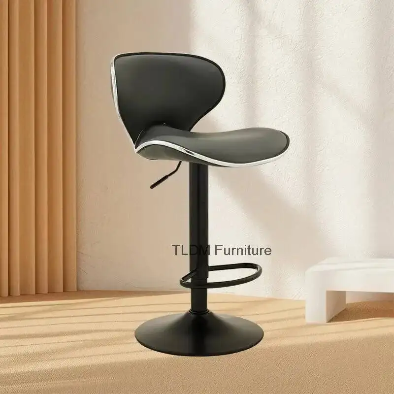 

Pink Make Gray Bar Leather Modern Bar Aesthetic Stools Chairs White Black Up Designer Sillas Para Comedor Garden Furniture Sets