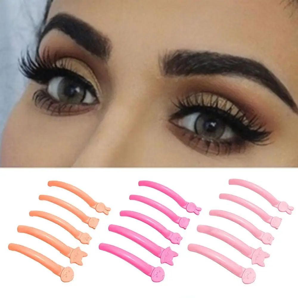 5 Stück wieder verwendbare Silikon Wimpern Dauerwelle Stab klebrige Wimpern Lift Pads Wimpern Dauerwelle Locken wickler Stangen 3D Wimpern Verlängerung Locken wickler