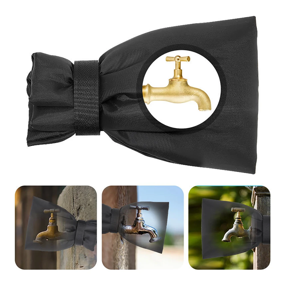 蛇口防水凍結保護カバー冬屋外庭蛇口カバー保護靴下再利用可能なタッププロテクター屋外用