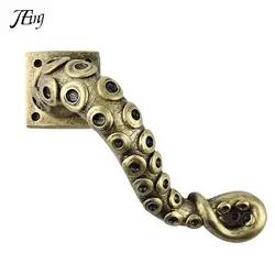 Animal Style Vintage Octopus Door Knob Outdoor Hook Furniture Drawer Bar Pulls Handle Hardware Ancient Pull Home Door Decoration