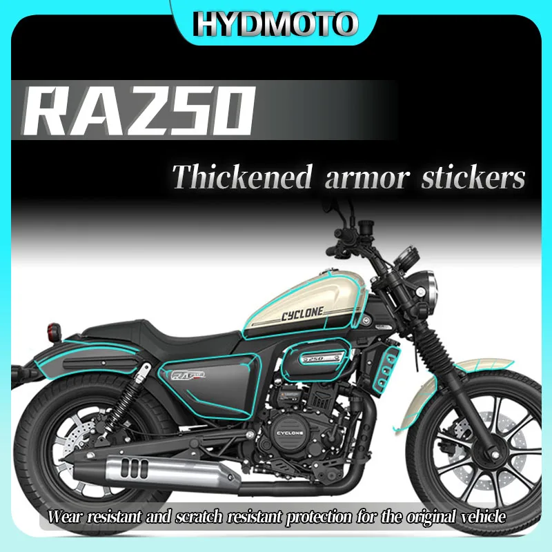 For CYCLONE RA250 RA 250 Motorcycle TPU Complete Protective Film Body Protection Stickers Invisible Car Film accessories