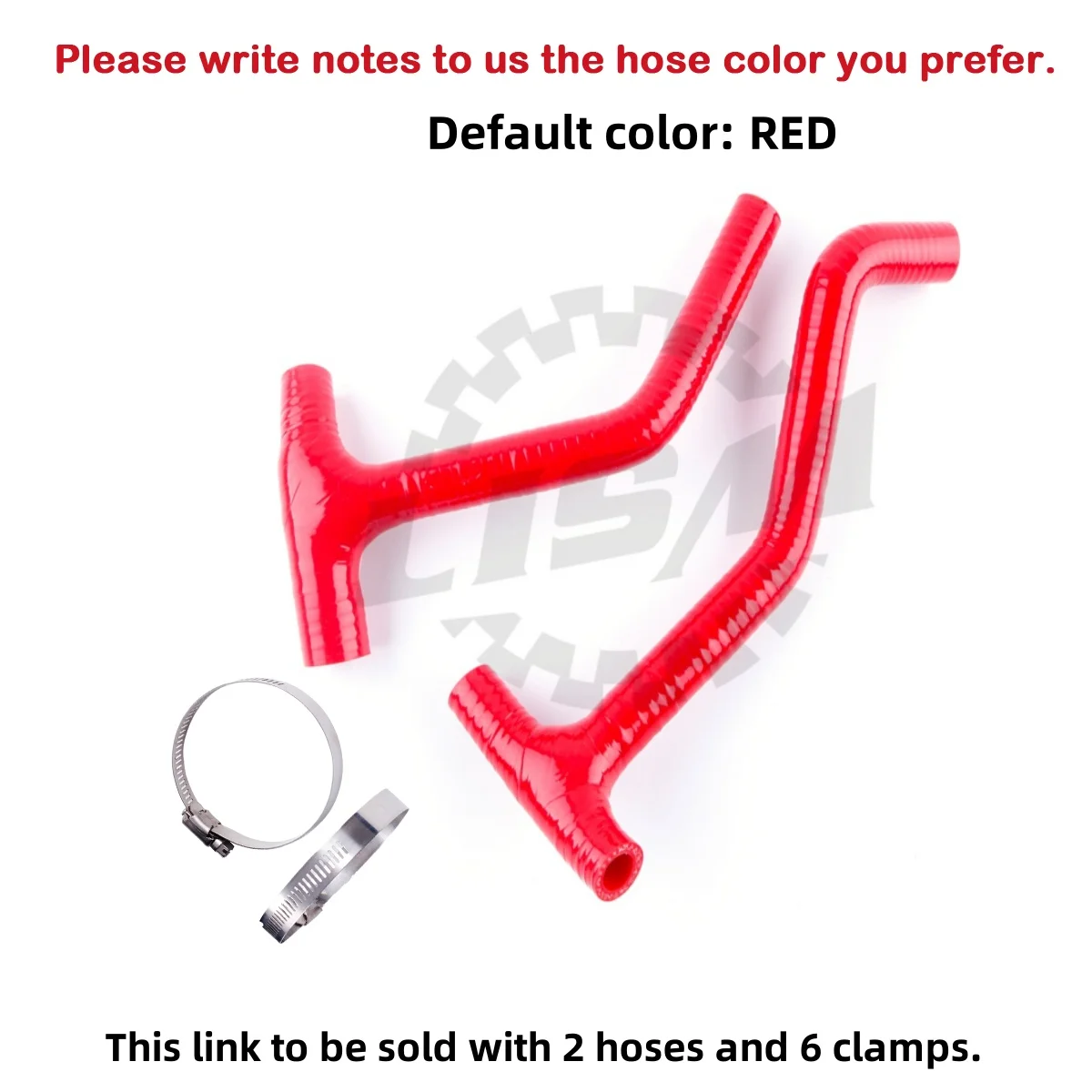 

2PCS 3PLY For 2011-2013 Husqvarna TC499 TE499 TXC499 TC511 TE511 TXC511 Replacement Parts Silicone Radiator Coolant Hose Pipe