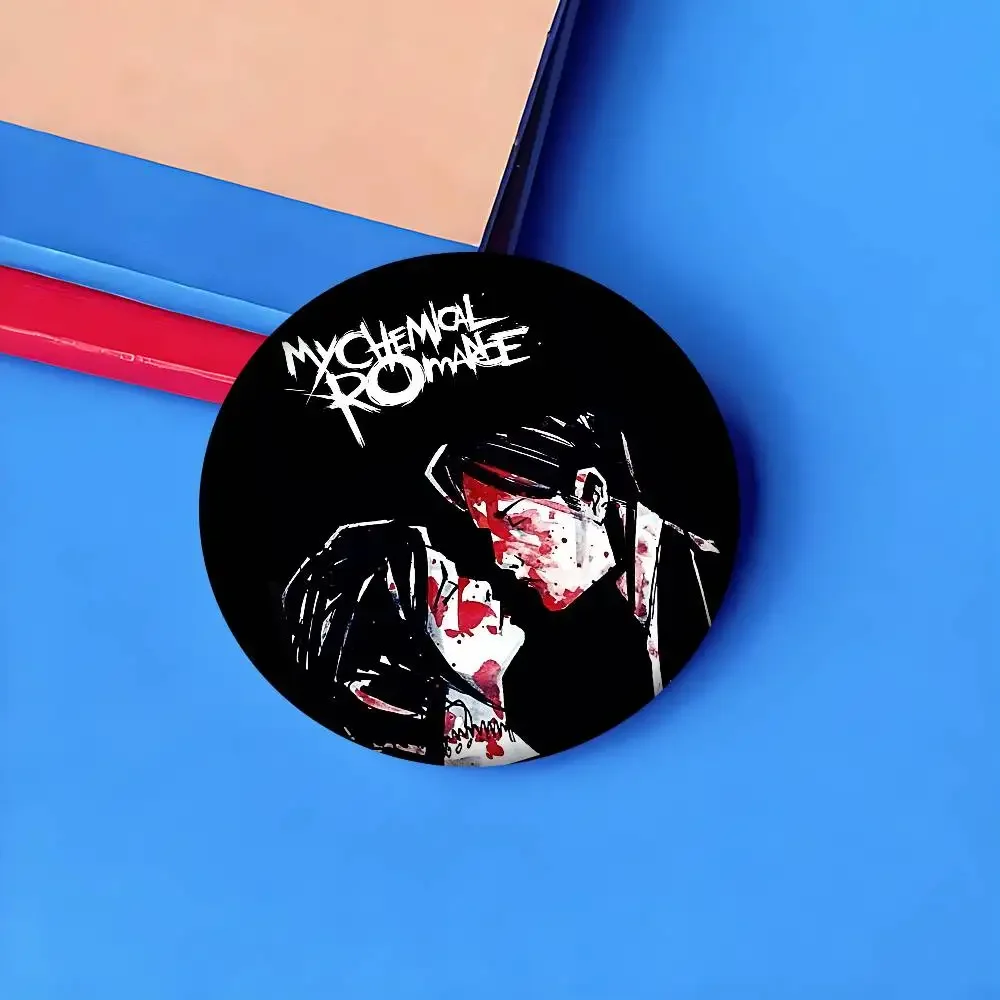 My C-ChemicalS R-Romance New Brooches Soft Button Pin Funny Silly Gnarpy On A Skateboard Meme Badge Gamer Collection Gifts