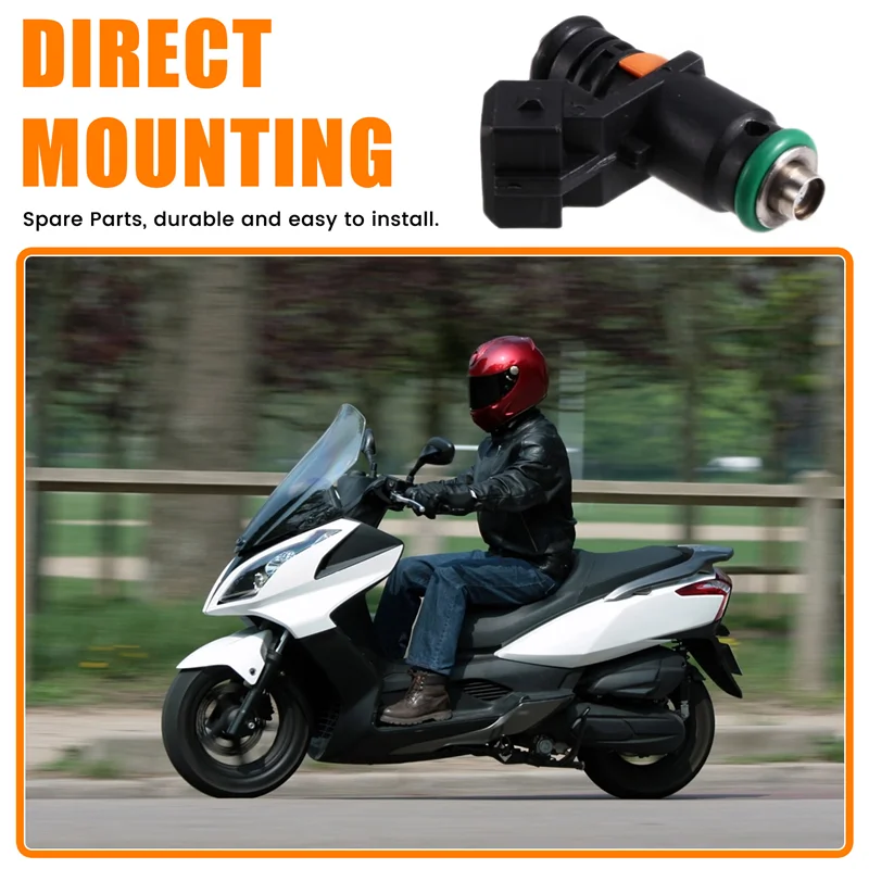 Injektor Bahan Bakar Sepeda Motor 39300-LEB2-800 39300LEB2800 39-049 39049 untuk Kymco Dink Street-X59A