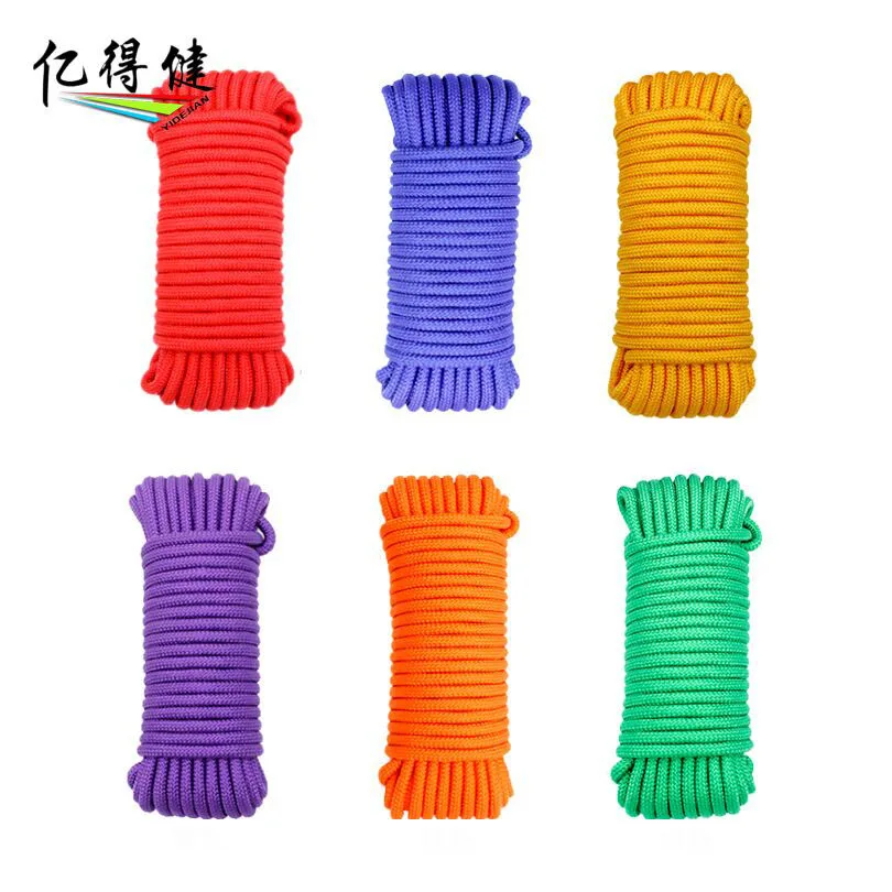 Gymnastics Arts Rope Jumping Rope Exercise Fitness Rainbow Color Sports Training Rope Rhythmic Gymnastics Rope Competition Rope