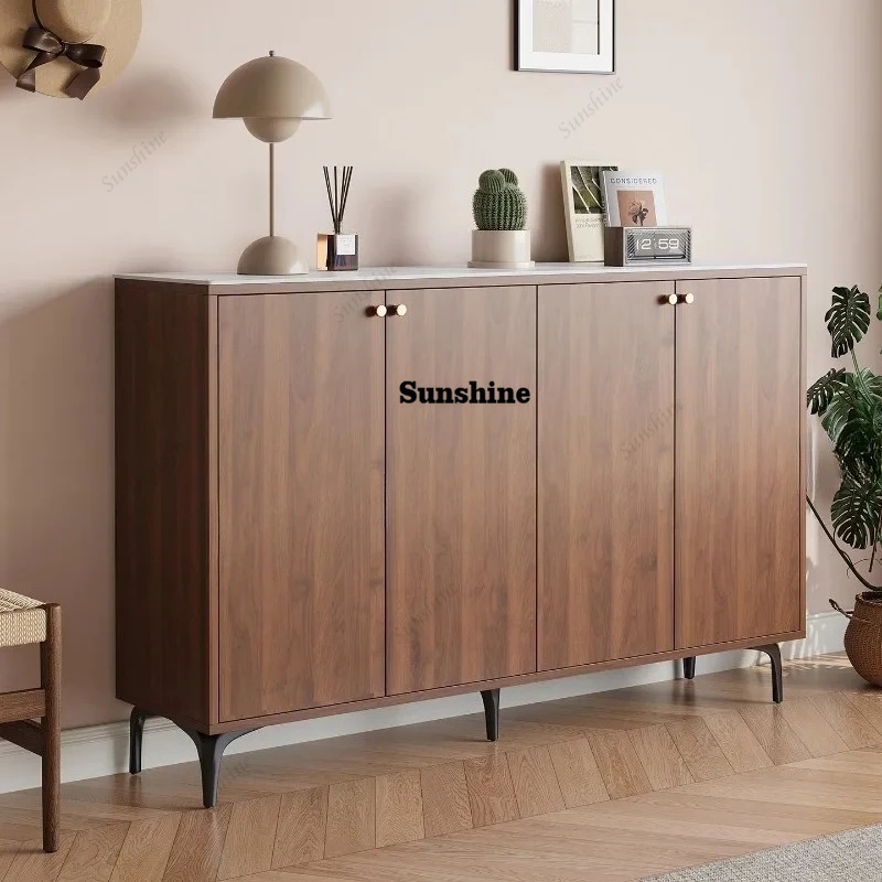 Mueble Zapatero de Lujo, Organizador de Zapatos, Mueble de Almacenamiento Móvil para Sala de Estar, Estante Vertical para Zapatos, Mueble de Entrada