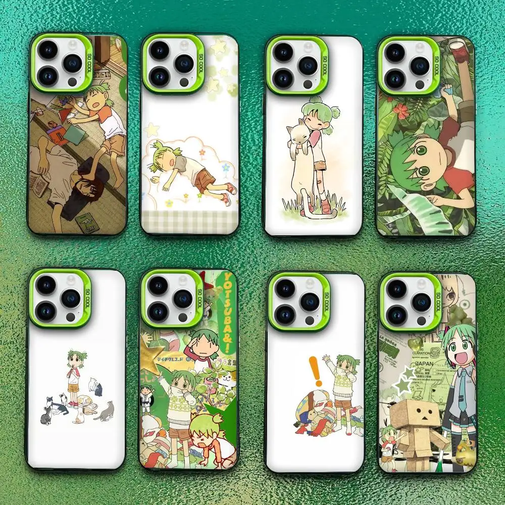 

C-Clover G-Girl Hair Style Phone Case For iPhone 16,15,14,13,12,11,Pro,Max,Plus,Mini,SE Anti Fall Green Matte Hard Bumper