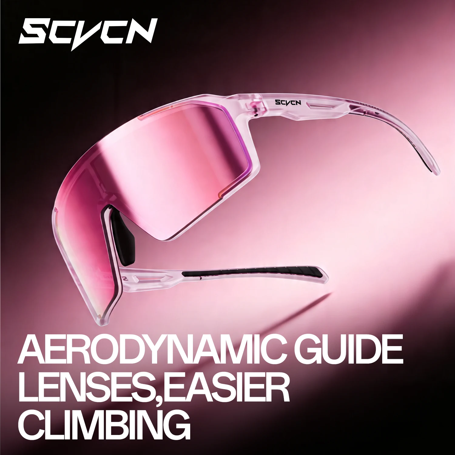 Image of SCVCN Outdoor-Party Mode-Sonnenbrille für Männer, UV400-Schutz Fahrradbrille für Frauen, MTB-Bike-Sportbrille zum Laufen und Wandern