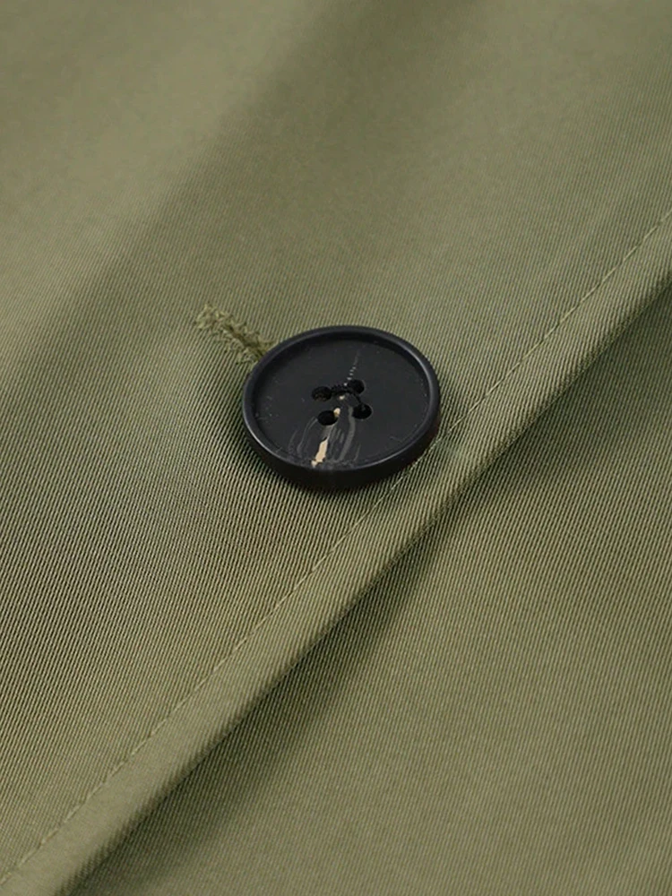 Novo em forro xadrez sólido trench coat mulher roupas único breasted manga longa jaqueta 2025 primavera outono senhora outwear