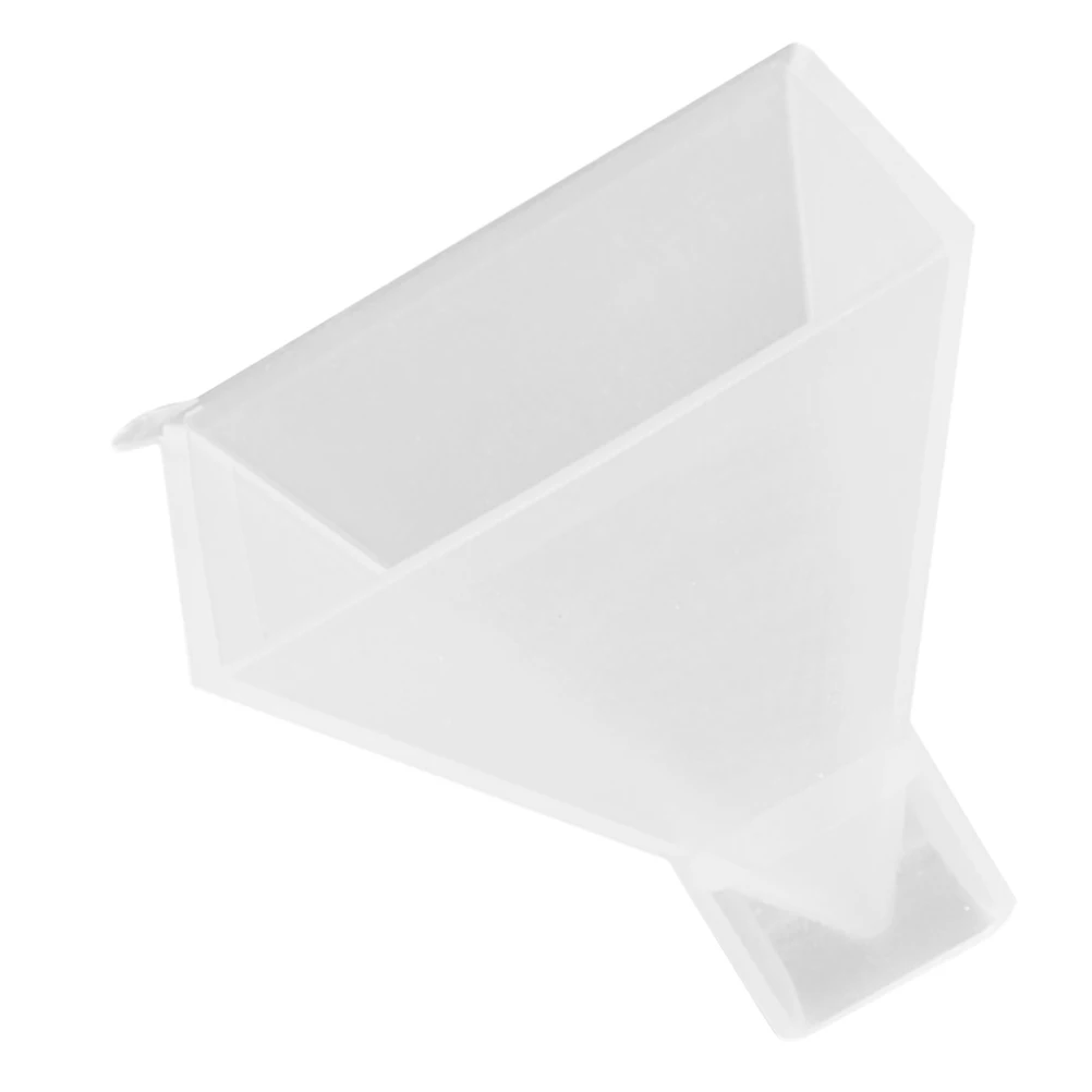 

Pyramid Silicone Mold 3in High Translucent Casting Flexible Desktop Decor Resin Craft Supplies Jewellery Accessories