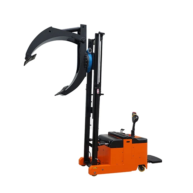 500kgs-1Ton Full Electric Paper Roll Stacker Full Automatic Paper Roll Lifter and Rotator (Suitable for Clamping Erect Rolls)