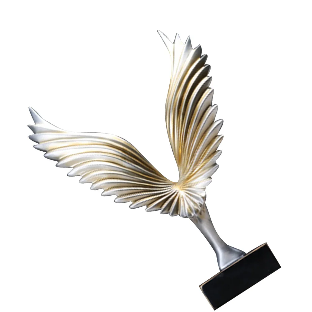 

Eagle Wings Resin Ornaments Creative Tabletop Adornment Home Decor for Living Room Bedroom Office Gifts Desktop Decoration