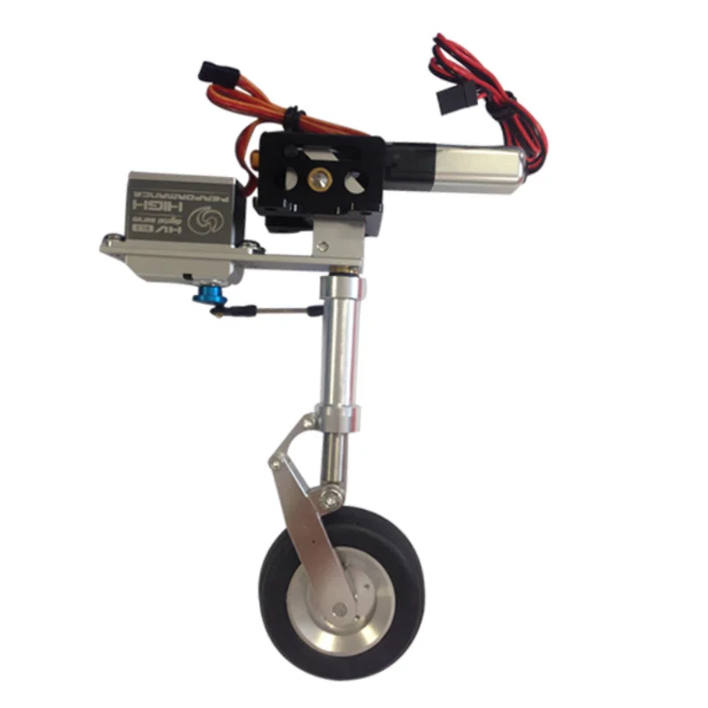 Nose Main Electric Servoless Anti-vibration with Wheels for 4-6kg 40-60E Airplane Electric Landing Gear