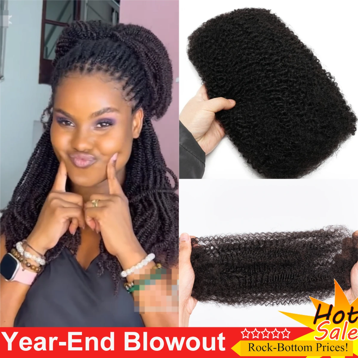 X Human Hair Afro K… - image