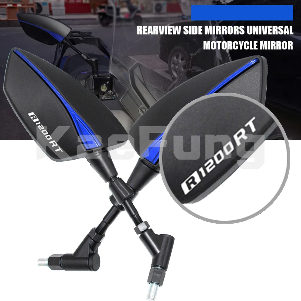 For BMW R1200GS R1200 GS RT R1200RT Universal 10mm Motorcycle Accessories Rearview Scooter Mirror Rear View Housing Side Mirror