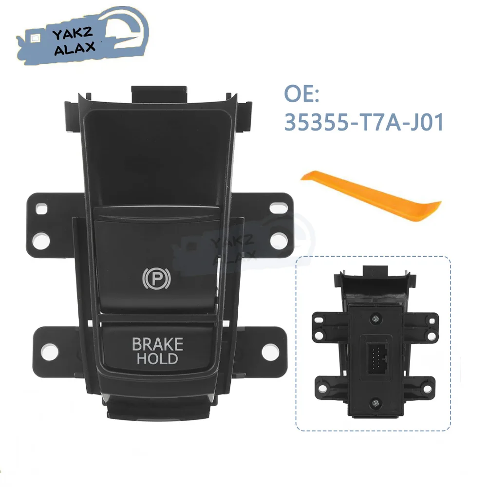 

For Honda XR-V 2015-2020 HR-V 2016-2019 Electronic Automatic Hand Brake Button Parking Brake Switch 35355-T7A-J01 Auto Parts