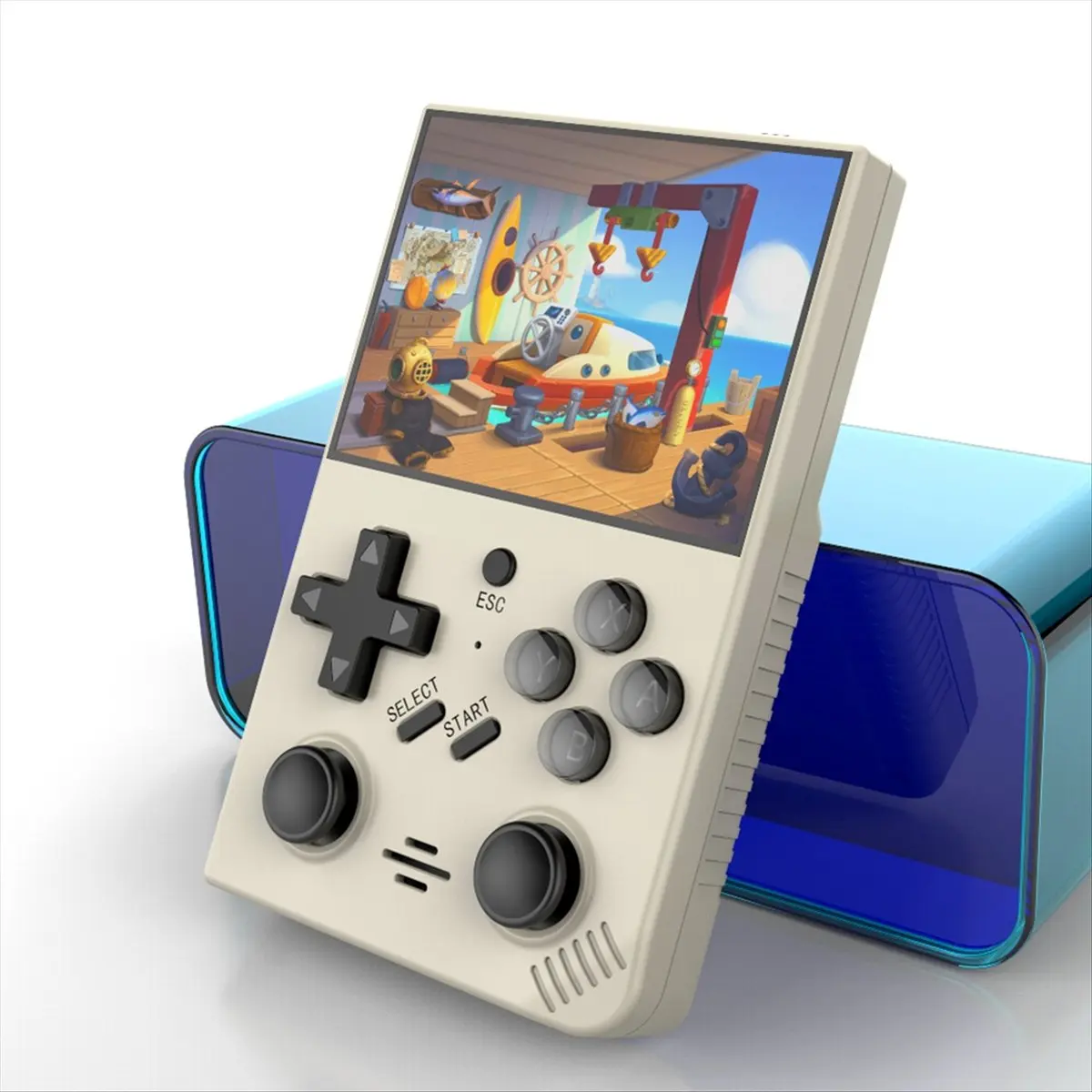 

Новая игровая консоль NewABNR R35Plus Retro с 64 ГБ памяти, более 10 000 игр, 3,5-дюймовым IPS-экраном, портативная игровая консоль с системой Linux для GBA, PSP, PS1, D