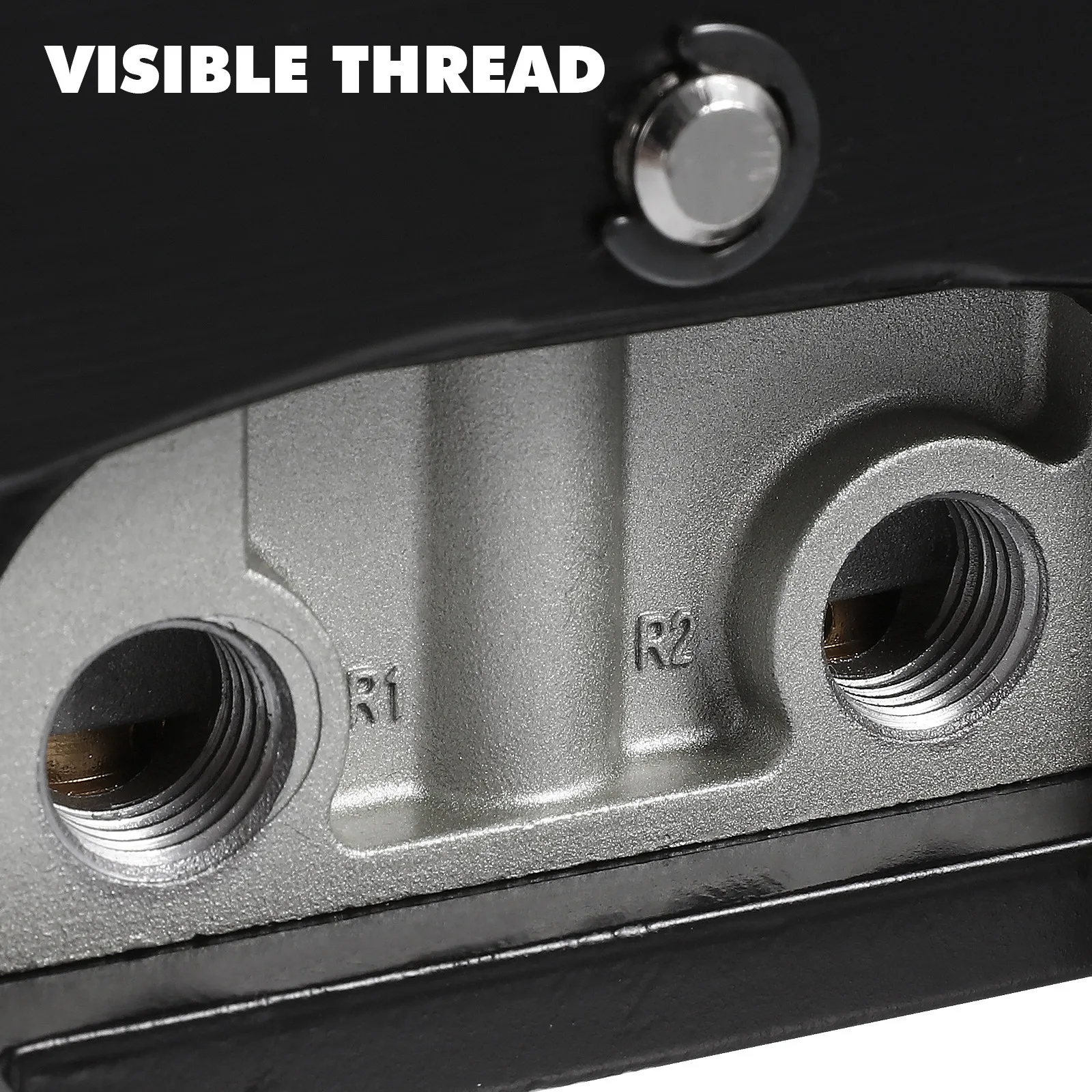 Momentary Foot Pedal Valve Zinc Alloy Housing Nonslip Textured Surface Hands Free Machine Tool Control Pneumatic Foot Pedal