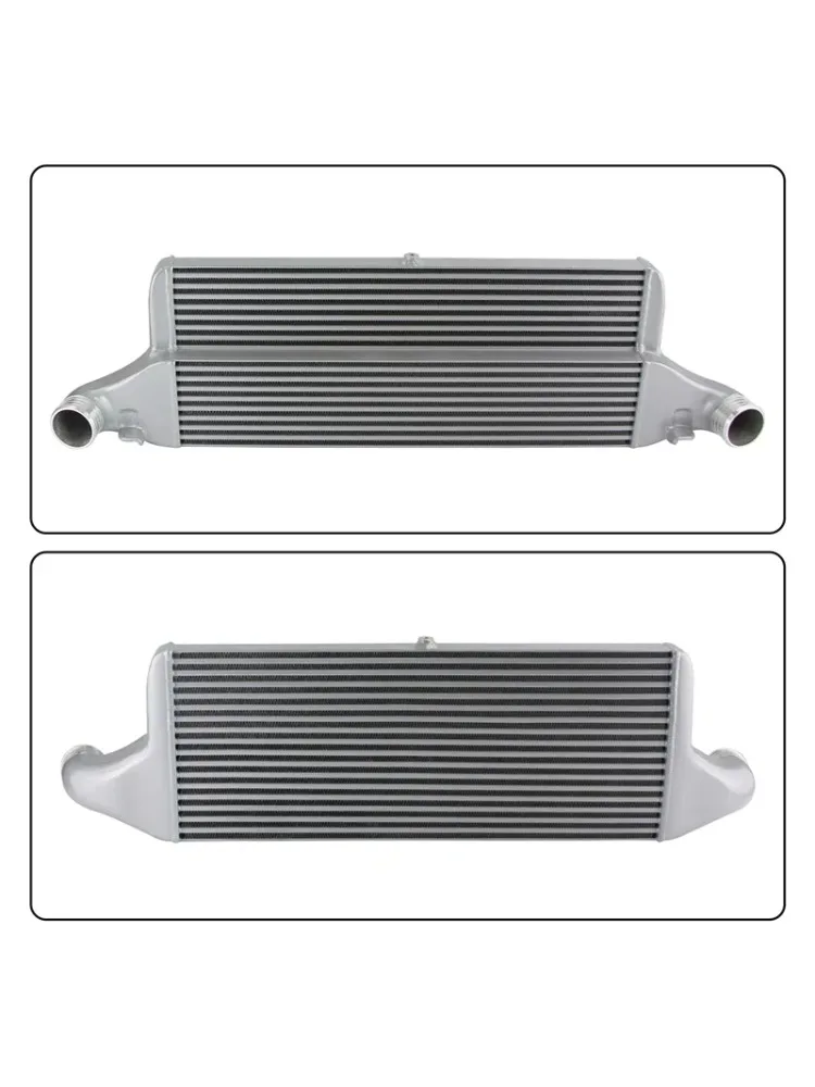 Zwart/Zilver Intercooler Concurrentie Upgrade Front Mount Voor EVO1 Ford Fiesta ST180/ST200 1.6L MK7 EcoBoost 2013-2016 - afbeelding 2