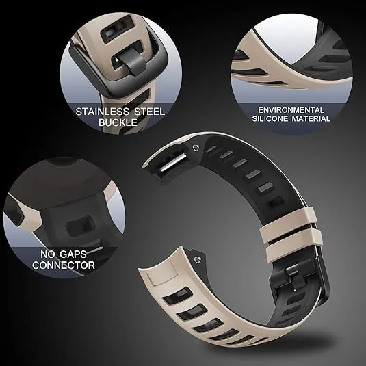 สําหรับ Garmin Instinct Tide Esport พลังงานแสงอาทิตย์ยุทธวิธีสายรัดข้อมือซิลิโคนสร้อยข้อมือ Smart Watch Band