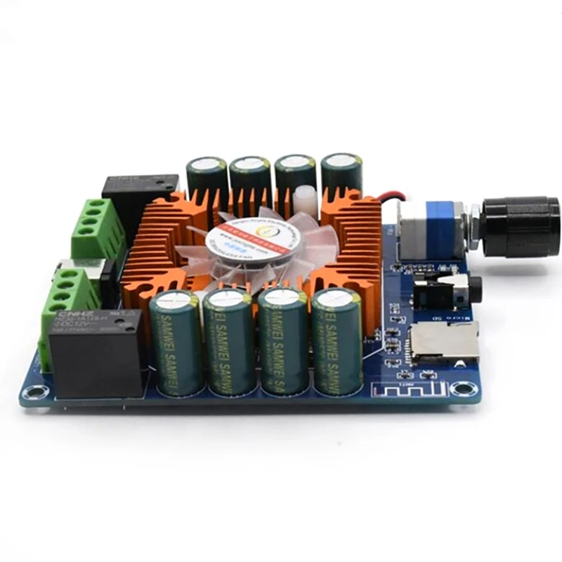 XH-A393 50W S 4 Audio Refitted Bluetooth Digital Power Amplifier Board TDA7388 Audio Amplifier Board