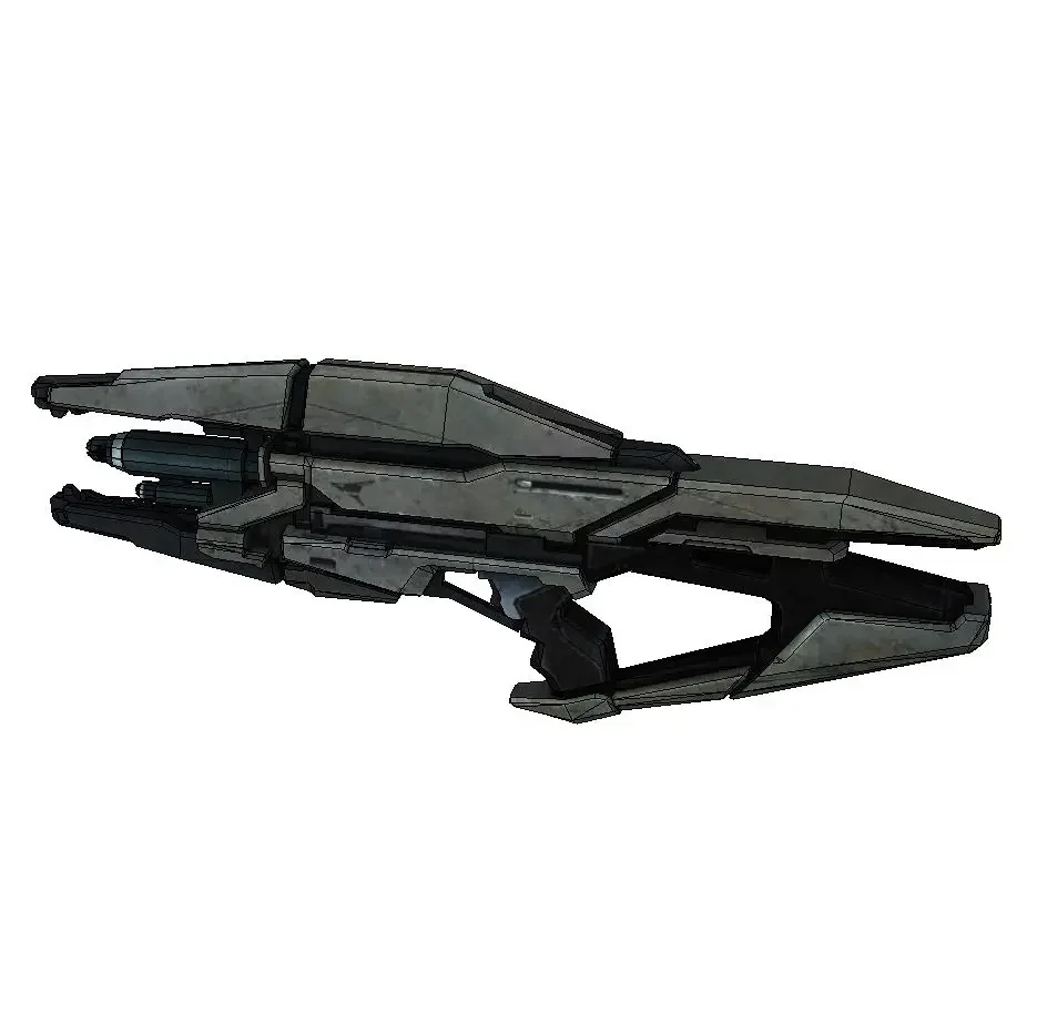 Mass Effect 3 Phaeston ปืนไรเฟิล 1:1 ขนาดกระดาษรุ่น 3D ทําด้วยมือ DIY ของเล่นเด็กสําหรับคอสเพลย์