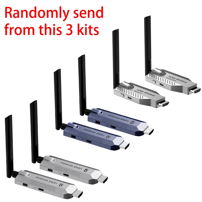 Audio Video Wireless Share Transmitter Receiver HDMI Extender Display Adapter 1 To 4 for Camera TV Box Laptop PC To TV Projector