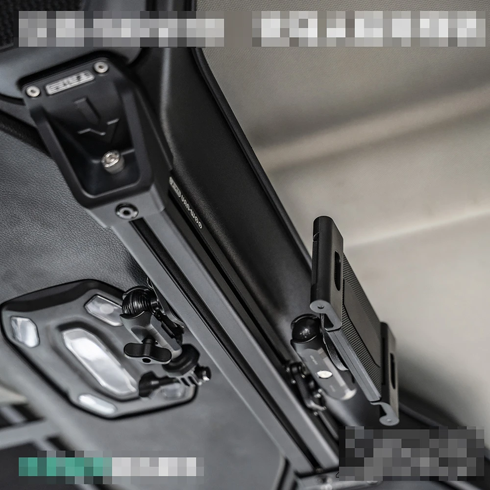 Lantsun VAN004 Aluminum Alloy Rear Roof Integrated Guide Rail for jeep for wrangler JL 2018-2023 Year
