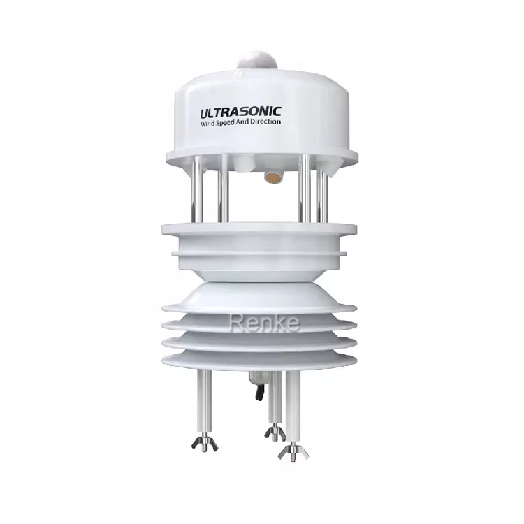 Diy Wind Speed&direction air Pressure CO2 PM2.5 PM10 Noise Temp&humidi All in One Ultrasonic Weather Station